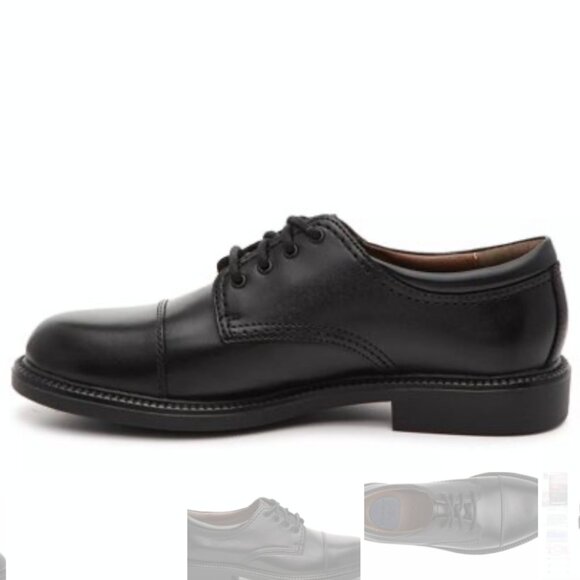 BRAND NEW Dockers Black Cap Toe Oxford in Size 10 - Picture 2 of 8